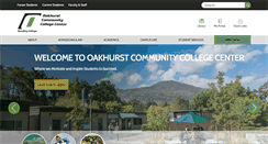 Desktop Screenshot of oakhurstcenter.com